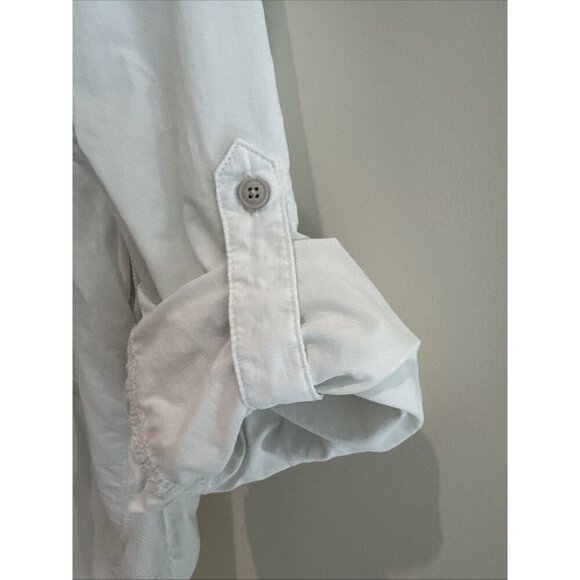 Eddie Bauer UFP long sleeve sport shirt white, Large Tall, outdoor, activewear, - Picture 5 of 16